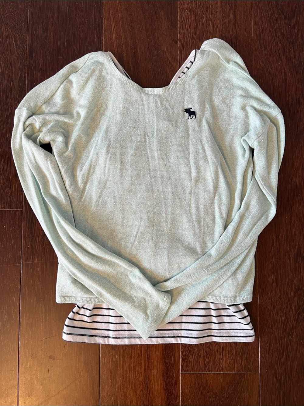 Abercrombie & Fitch Mint Green Crewneck Sweater
